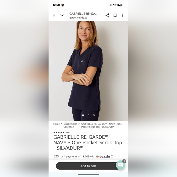 Blue Scrub Set - Picture 6 of 6